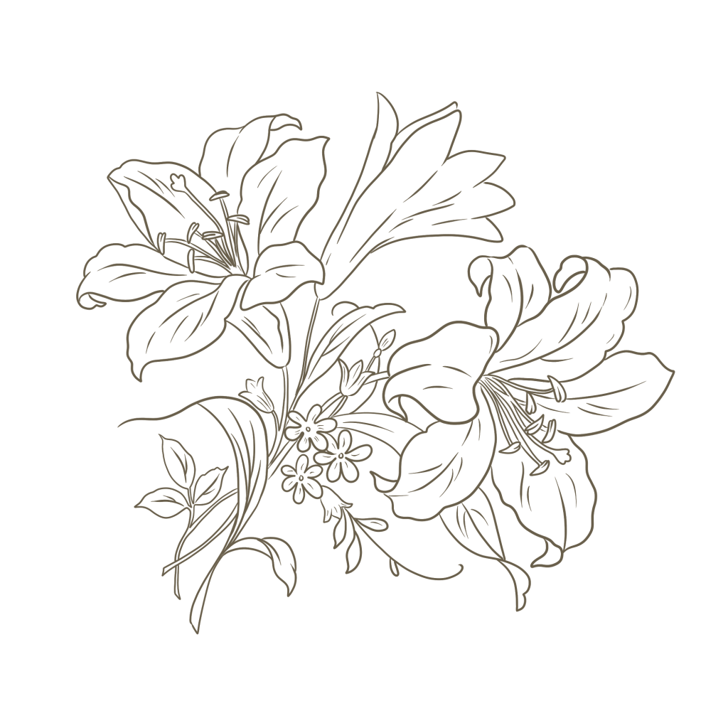 ornement de fleur de lys