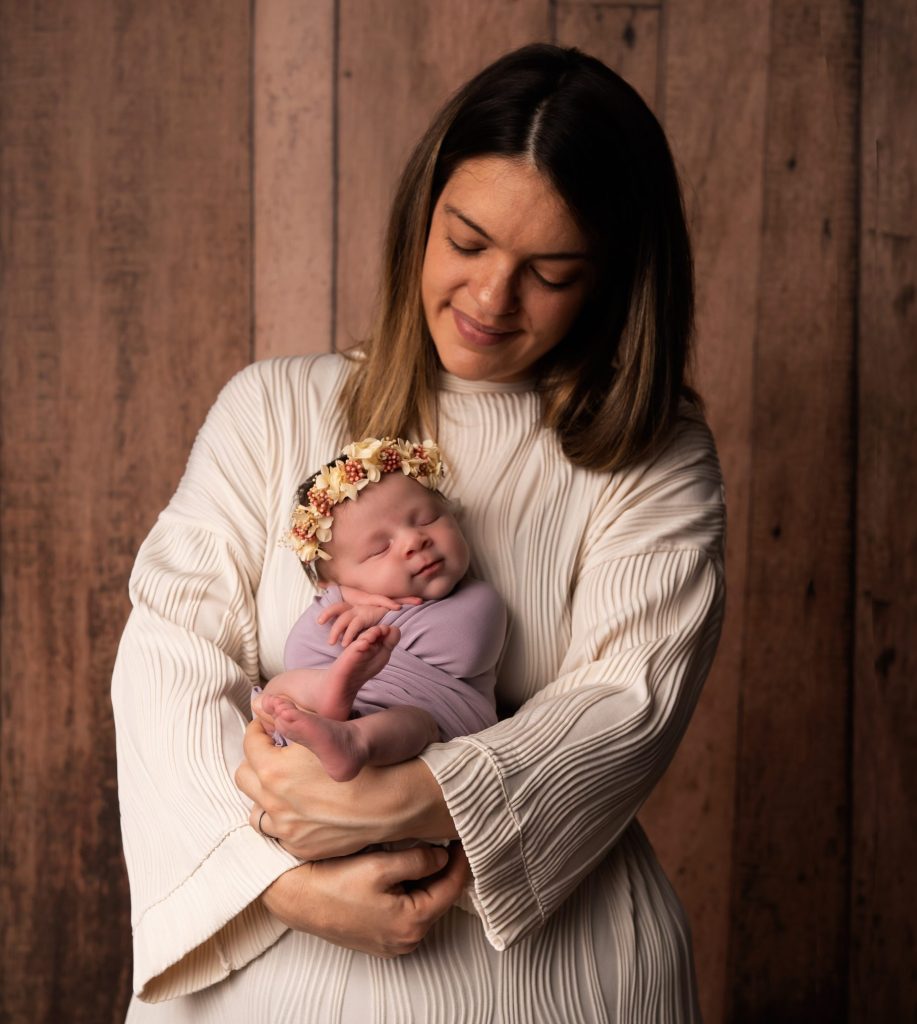 maman avec son bébé